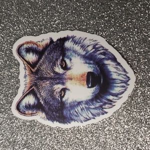 ART NATURE WOLF waterproof Sticker